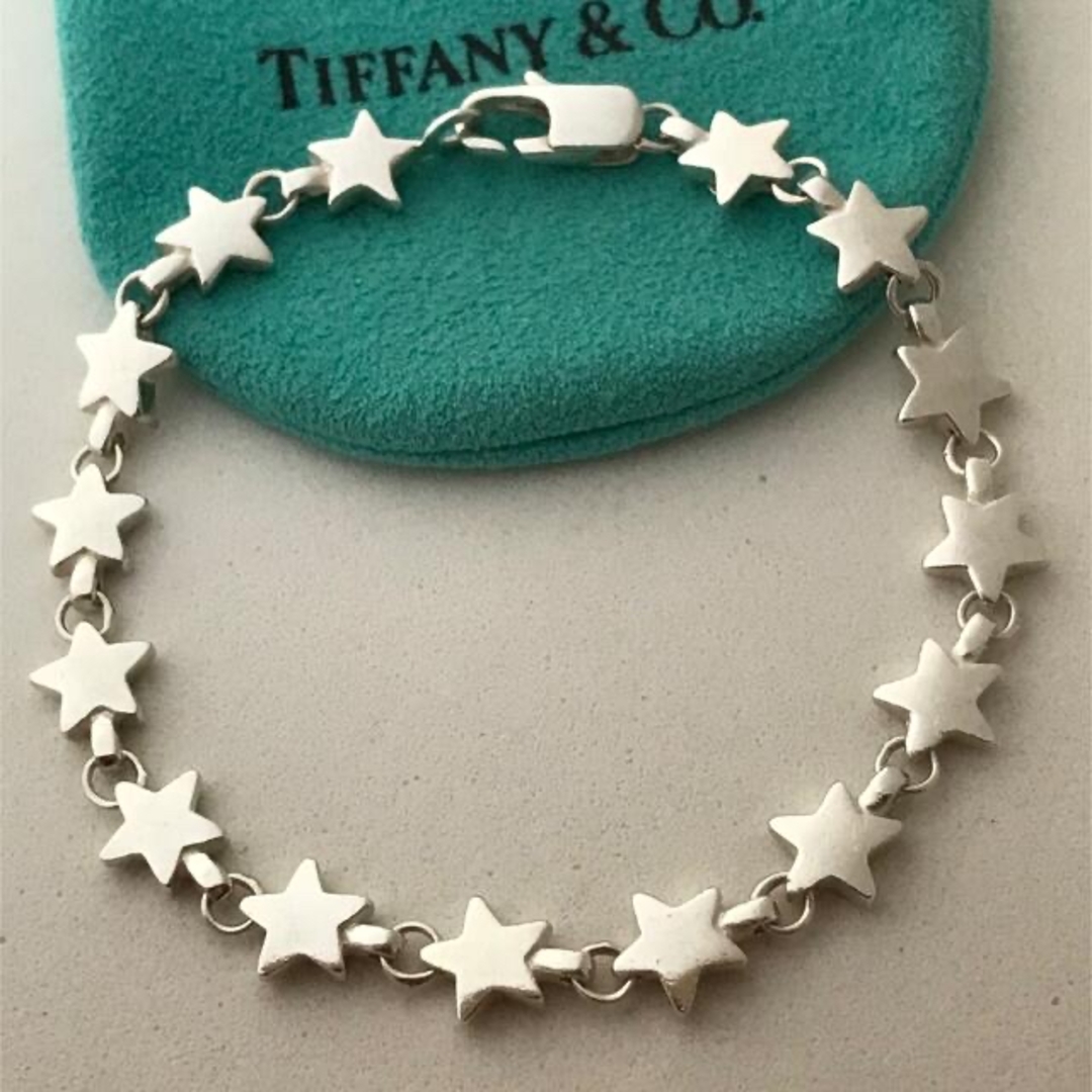 Tiffany パフスター シルバー ブレスレット