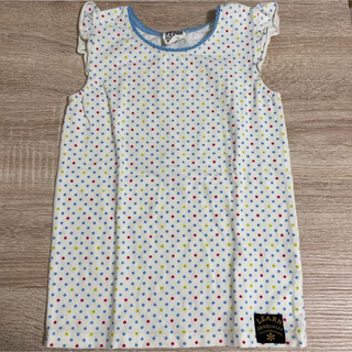 エフオーキッズ(F.O.KIDS)の女の子　半袖　夏服　120サイズ　ノースリーブ  ドット　水玉(Tシャツ/カットソー)