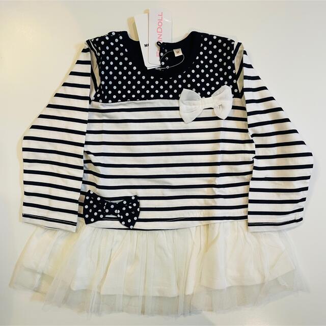 【新品】未使用 90cmトップス キッズ/ベビー/マタニティのキッズ服女の子用(90cm~)(ワンピース)の商品写真