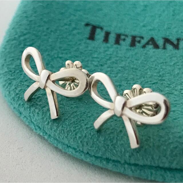 Tiffany & Co.(ティファニー)のTiffany ボウ  リボンピアス レディースのアクセサリー(ピアス)の商品写真