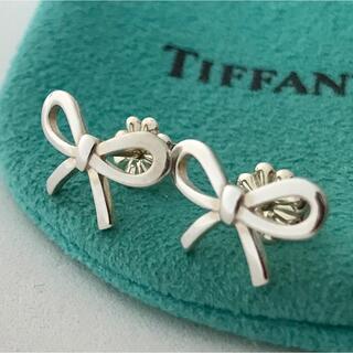 Tiffany & Co. - Tiffany ボウ リボンピアスの通販 by こうふくや