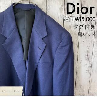 京都にて購入 Dior ブラウン チェック テーラードジャケット クリスチャンディオール テーラードジャケット