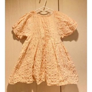 ザラキッズ(ZARA KIDS)の【ZARA kids】キッズワンピース　12〜18M  86cm(ワンピース)