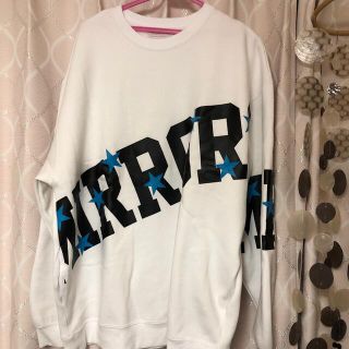 mirror9  カレッジロゴスエット　グレー