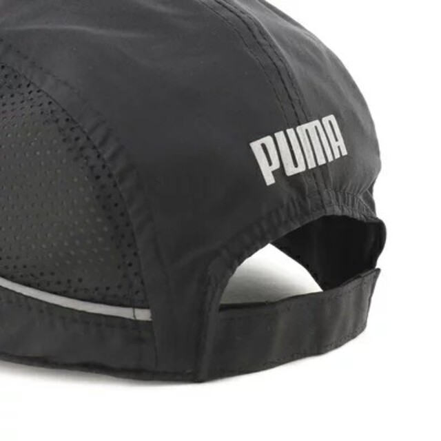 PUMA(プーマ)の新品 プーマ ランニングキャップ ライトウェイト ランナー キャップ 黒 メンズの帽子(キャップ)の商品写真