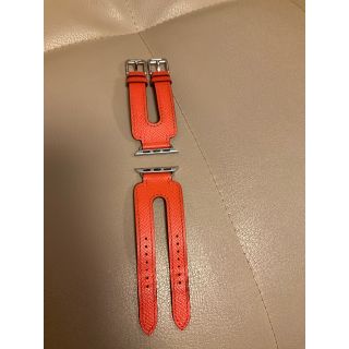 エルメス(Hermes)の正規品☆Apple Watch Hermesダブルバックルカフ美品(スマートフォン本体)