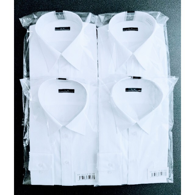 新品  メンズ  長袖ワイシャツ  4枚組 メンズのトップス(シャツ)の商品写真