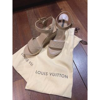 ルイヴィトン(LOUIS VUITTON)のルイヴィトン サンダル37 1/2(サンダル)