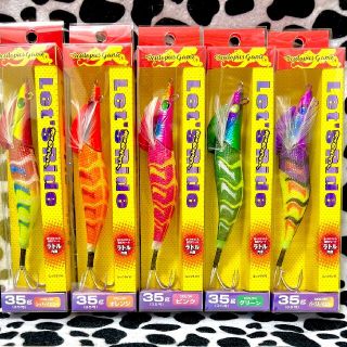 激安タコエギ 餌木 5セット レッツライド ラトル内臓 リアルヘッド エギ　釣り(ルアー用品)