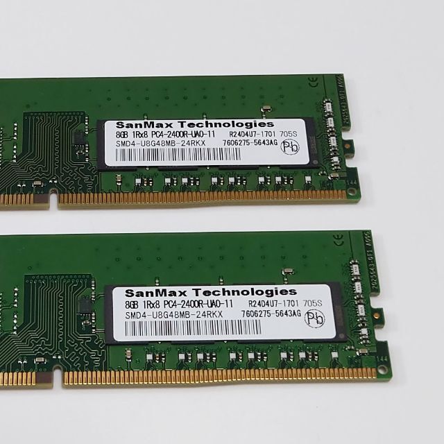 SanMax 16GB (8GBx2) DDR4-2400 #859 1