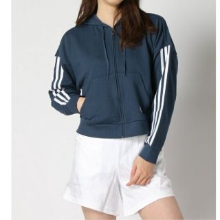 アディダス(adidas)の《最終お値下げ》★S★  adidas フルジップスウェットパーカー(パーカー)