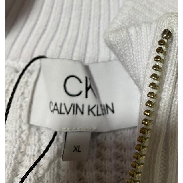 Calvin Klein(カルバンクライン)の【カルバンクライン】サマージップアップニット メンズのトップス(ニット/セーター)の商品写真