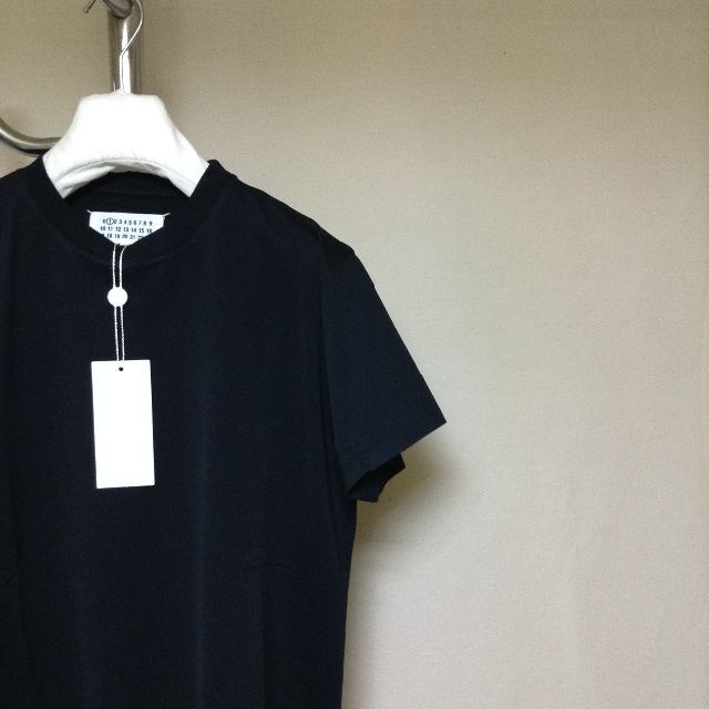 新品 M マルジェラ 21AW 無地 Tシャツ カットソー 黒 2224 高速配送