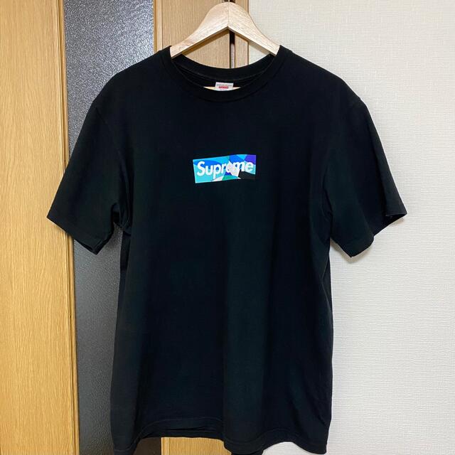 Supreme(シュプリーム)のSupreme/Emilio Pucci Box Logo  黒青　Mサイズ メンズのトップス(Tシャツ/カットソー(半袖/袖なし))の商品写真