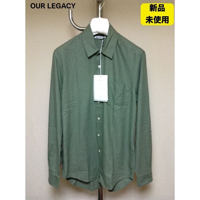 新品 46 21aw OUR LEGACY シルクシャツ 2697