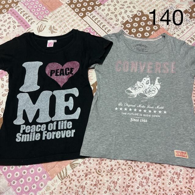 Tシャツ★２点セット　140 キッズ/ベビー/マタニティのキッズ服女の子用(90cm~)(Tシャツ/カットソー)の商品写真