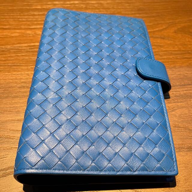 【美品】BOTTEGA VENETA ボッテガ　ヴェネタ　手帳 青　ブルー