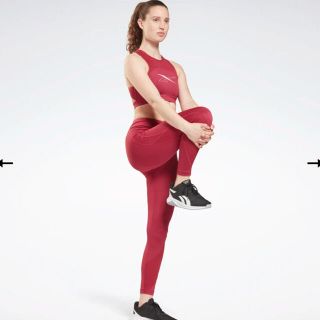 リーボック(Reebok)のReebok新品トレーニングメッシュタイツ日本未発売(トレーニング用品)