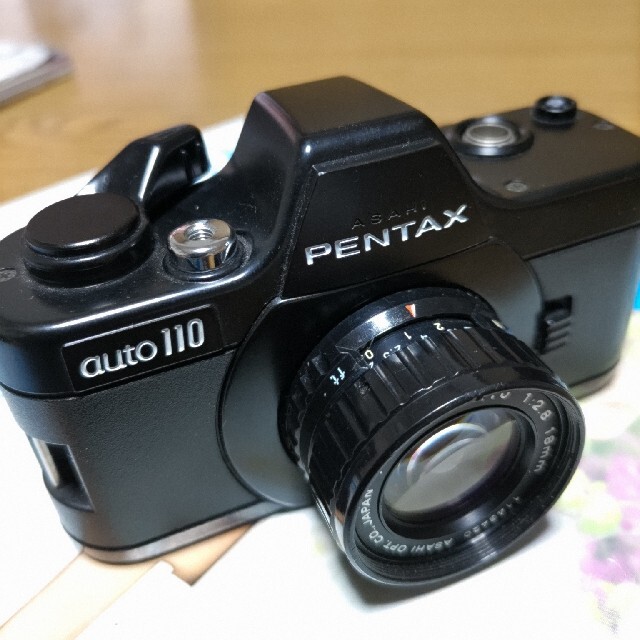 PENTAX(ペンタックス)のPENTAX auto 110と18mm F2.8のレンズセット スマホ/家電/カメラのカメラ(レンズ(単焦点))の商品写真