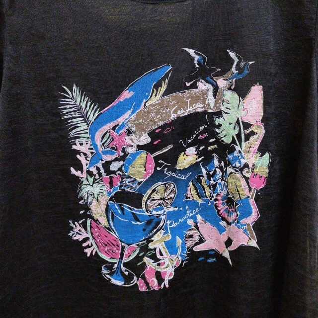titicaca(チチカカ)のチチカカ T shirt 黒 レディースのトップス(Tシャツ(半袖/袖なし))の商品写真