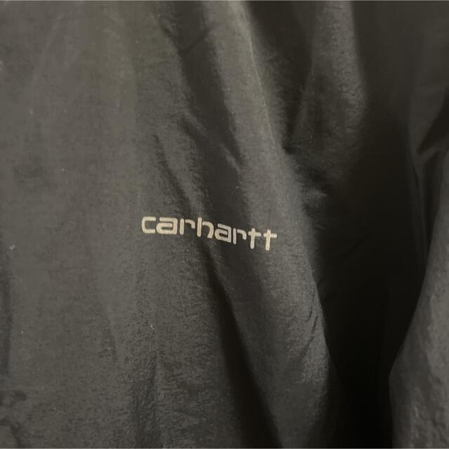 Charhartt WIP(カーハートダブリューアイピー)のCarhartt WIPナイロンジャケット カーハート　黒 メンズのジャケット/アウター(ナイロンジャケット)の商品写真