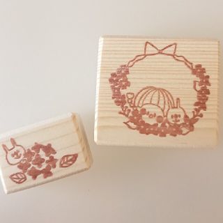 他商品とおまとめ♡【手作り♡消しゴムはんこ 紫陽花リース メモ枠】(はんこ)