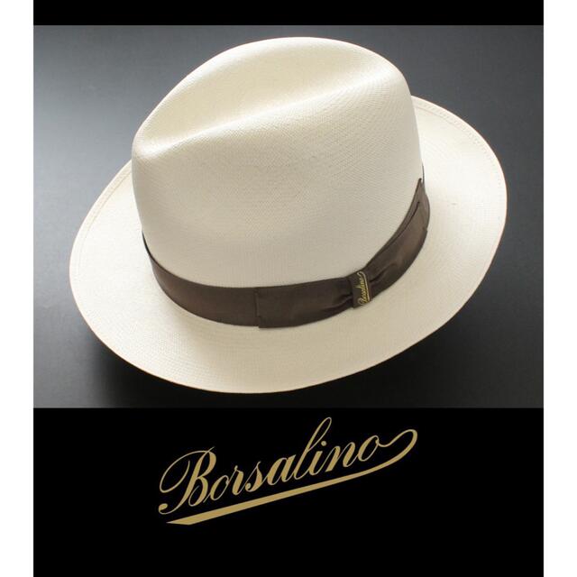 2494◇ボルサリーノ◇パナマ帽◇62(実寸61.5)◇定価89,100円◇新品