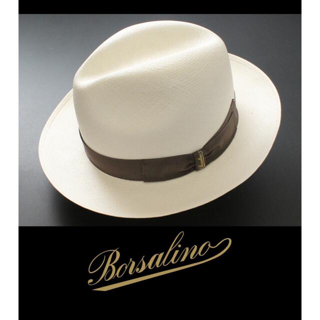 Borsalino(ボルサリーノ)の2494◆ボルサリーノ◆パナマ帽◆62(実寸61.5)◆定価89,100円◆新品 メンズの帽子(ハット)の商品写真