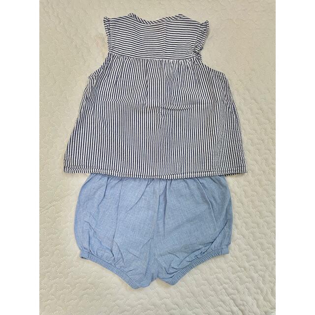 H&M(エイチアンドエム)の【H&M】ボーダーセットアップ　 キッズ/ベビー/マタニティのベビー服(~85cm)(その他)の商品写真