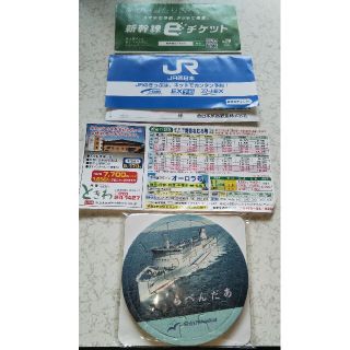 チケット入れ、新日本海フェリーパズル、根室交通(一部路線のみ)時刻表(鉄道)