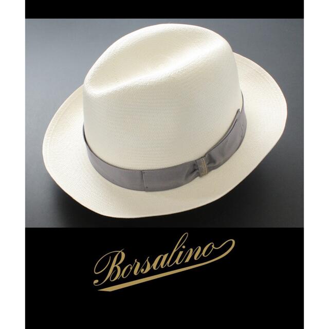 2487◆ボルサリーノ◆パナマ帽◆62(実寸61.5)◆定価58,300円◆新品