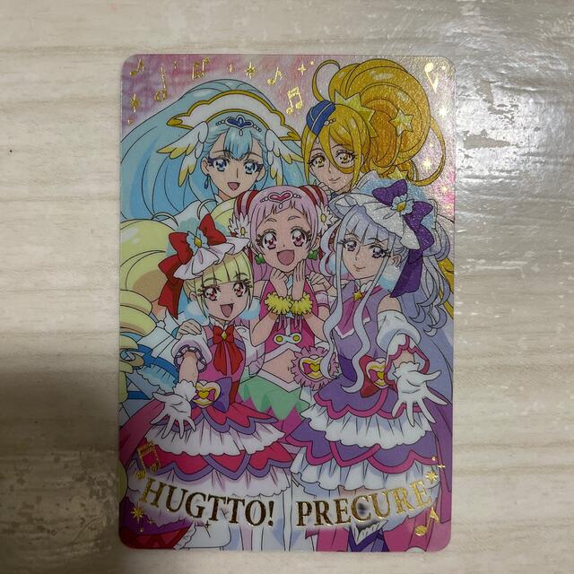 BANDAI(バンダイ)のプリキュアカードグミ　はぐっとプリキュア　金色箔押しレア【3枚】 エンタメ/ホビーのアニメグッズ(カード)の商品写真