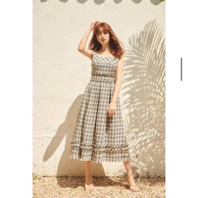 Her lip to(ハーリップトゥ)のHer lip to ❤︎ Summer Tweed Midi Dress レディースのワンピース(ロングワンピース/マキシワンピース)の商品写真