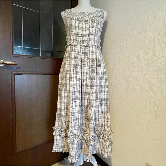 Her lip to(ハーリップトゥ)のHer lip to ❤︎ Summer Tweed Midi Dress レディースのワンピース(ロングワンピース/マキシワンピース)の商品写真