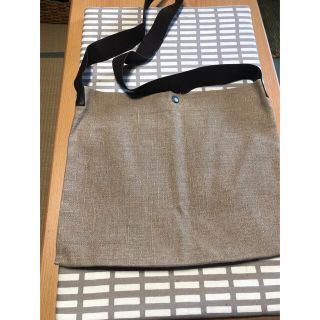 フォグリネンワーク(fog linen work)のfog linen work リネン革ハンドルショルダーバッグ(トートバッグ)