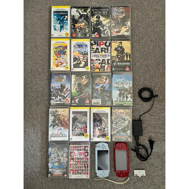 新しい到着 PlayStation ２台　と　ソフト　１８本 【再値下げ】PSP-2000 - Portable 家庭用ゲーム機本体