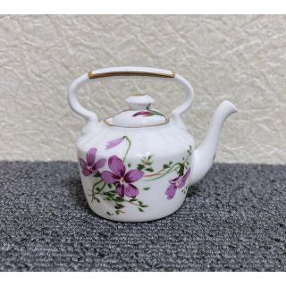 エインズレイ(Aynsley China)のハマースレイ　バイオレット　ミニチュア　ティーポット　ミルクジャー(食器)