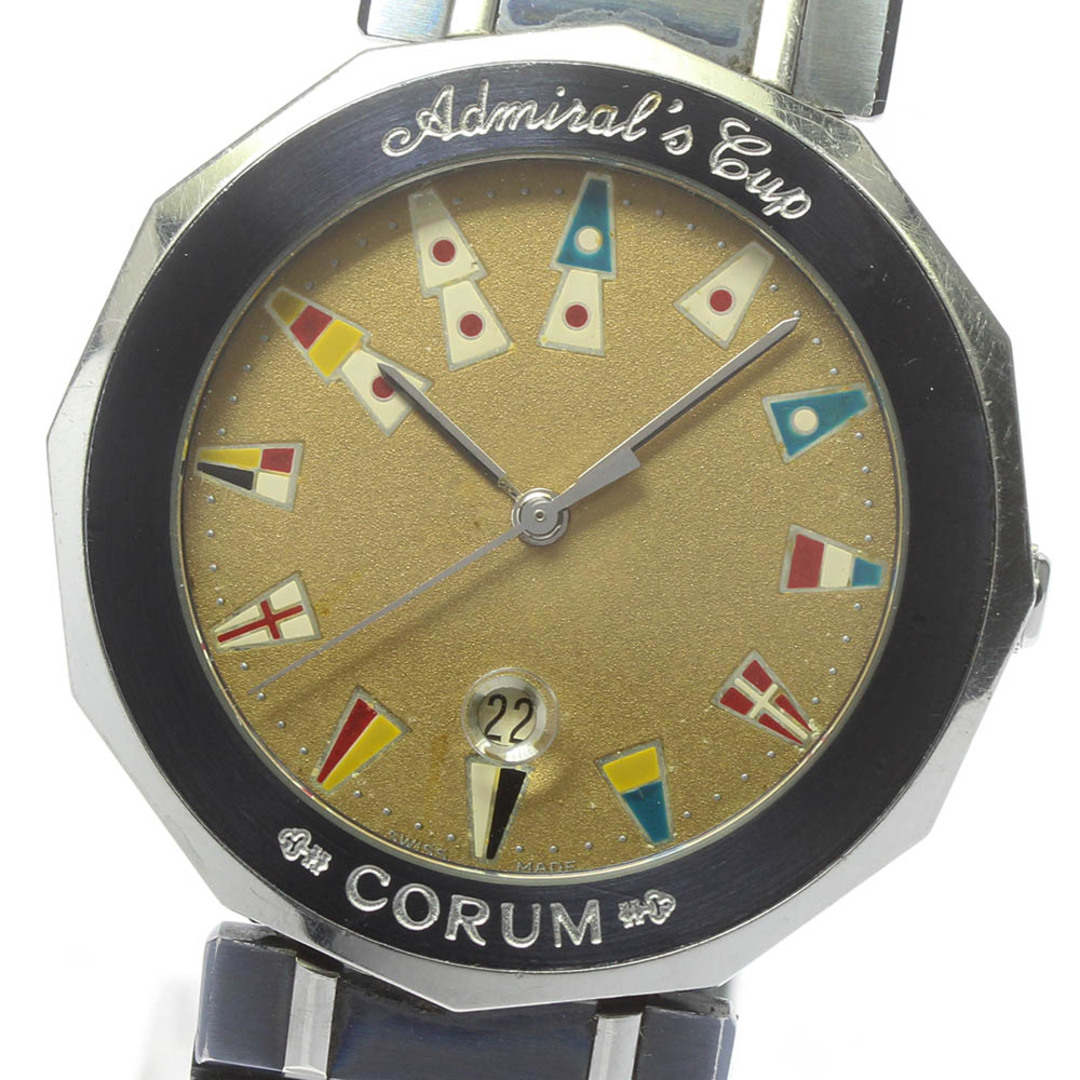 CORUM(コルム)の☆訳あり【CORUM】コルム アドミラルズカップ 99.810.30.V-50 デイト クォーツ メンズ メンズの時計(腕時計(アナログ))の商品写真