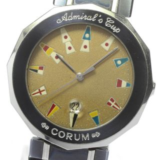 コルム(CORUM)の☆訳あり【CORUM】コルム アドミラルズカップ 99.810.30.V-50 デイト クォーツ メンズ【ev20】(腕時計(アナログ))