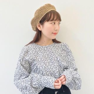 【新品】Kastane ジュートベレー帽(ハンチング/ベレー帽)