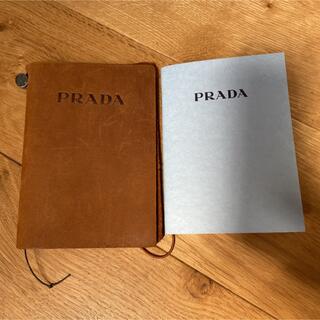 PRADA - トラベラーズノート プラダ パスポートサイズ キャメルの