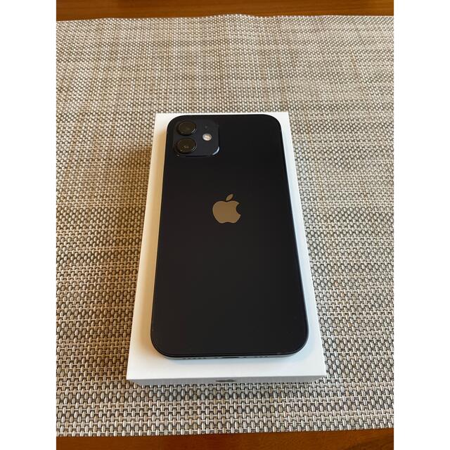 美品 アップル iPhone12 64GB ブラック SIMフリー