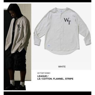 ダブルタップス(W)taps)のWHITE 22SS WTAPS LEAGUE / LS / COTTON(シャツ)