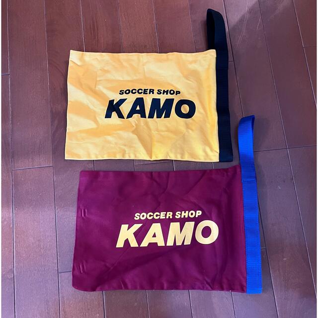 【新品】ジュニアKAMOオリジナルシューズケース2枚セット スポーツ/アウトドアのサッカー/フットサル(その他)の商品写真