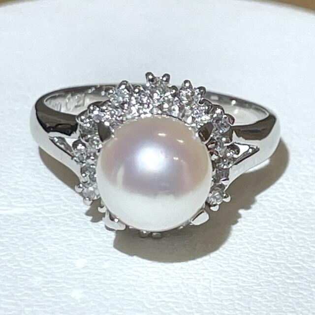 Pt900 天然ダイヤモンドリング D0.50ct サイズ11.5号 8.0g-