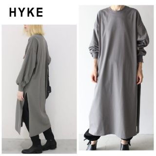 2020SS hyke ハイク ロングスリーブドレス ワンピース