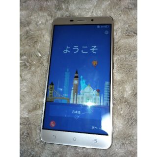 ゼンフォン(ZenFone)のこるけるもんさん用　中古　ASUS Zenfone3 laser  Z01BDA(スマートフォン本体)