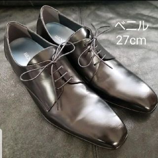 アイボリー×レッド 最終価格 メンズBENIR 27.5cm シークレットシューズ