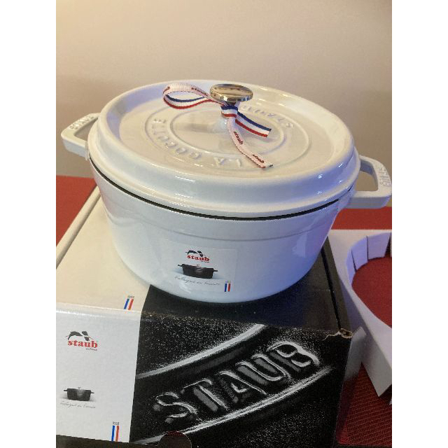 Staub ストウブ ピコココット 24cm ホワイト 新品 未使用 上品