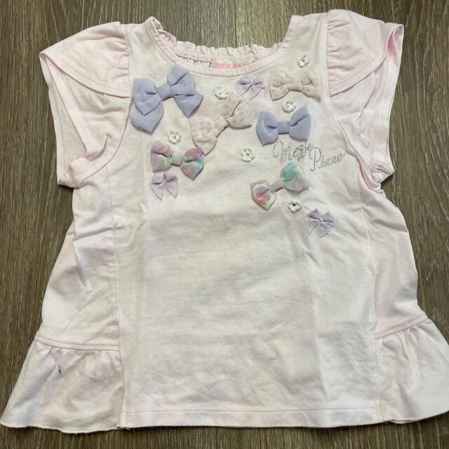 mezzo piano(メゾピアノ)のmezzo piano サイズ110 キッズ/ベビー/マタニティのキッズ服女の子用(90cm~)(Tシャツ/カットソー)の商品写真